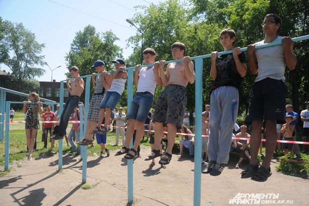В Омске прошёл чемпионат города по воркауту